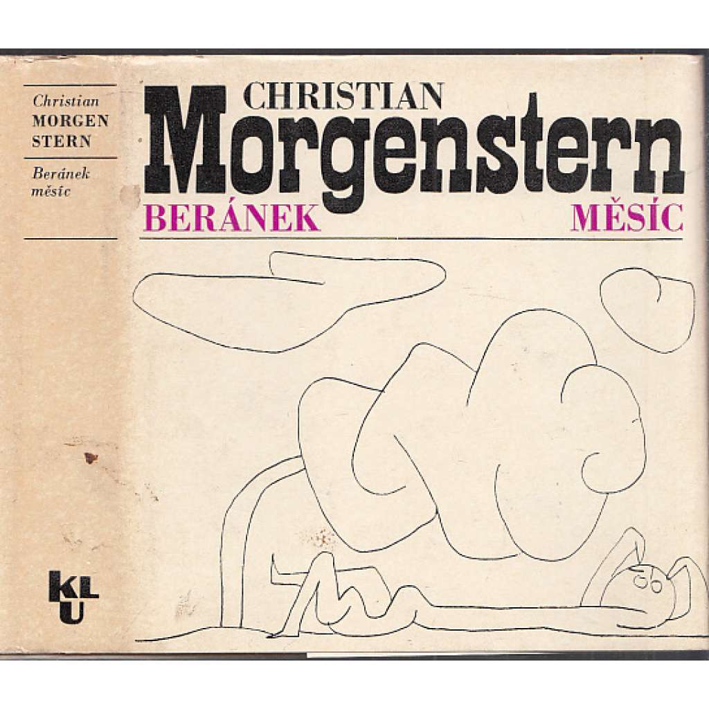 Beránek měsíc [Christian Morgenstern - výbor z básnické tvorby Šibeniční písně, Palmström, Palma Kunkel, Šlasi -básně, verše, poezie, aforismy, překlad Bohumila Grogerová a Josef Hiršal]