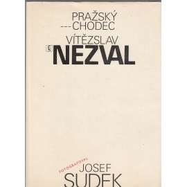 Pražský chodec (fotoreprodukce - Josef Sudek, fotografie staré Prahy - Praha)