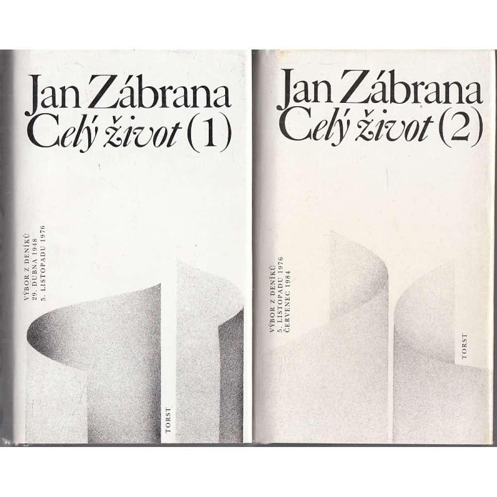 Celý život, 2 svazky - Jan Zábrana - Deníky - Výbor z deníků Jana Zábrany