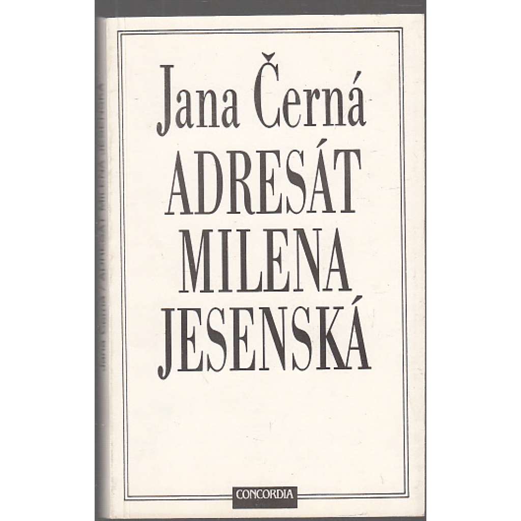 Adresát Milena Jesenská