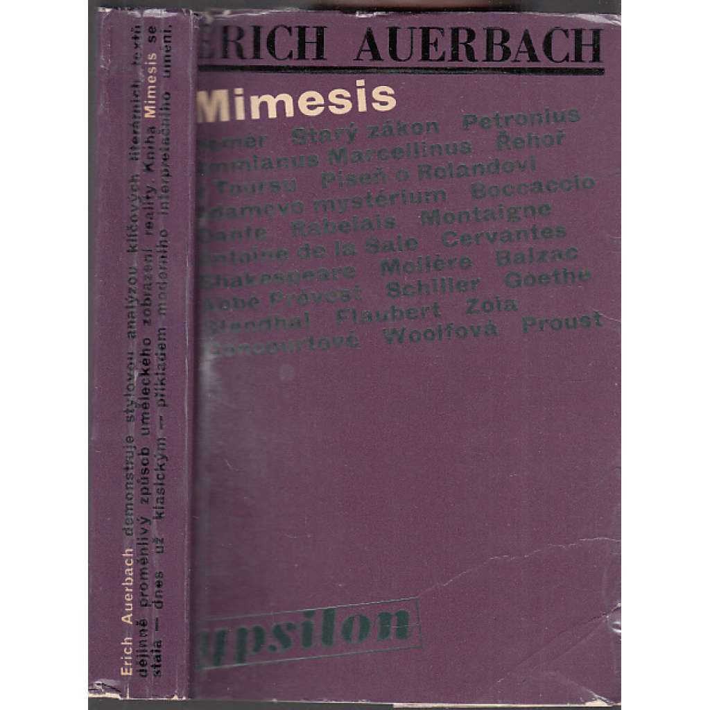Mimesis: Zobrazení skutečnosti v západoevropských literaturách