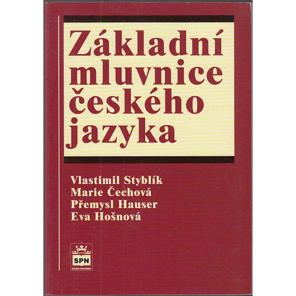 Základní mluvnice českého jazyka Základní mluvnice českého jazyka