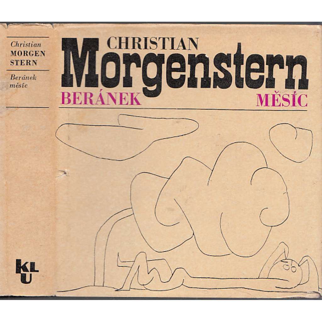 Beránek měsíc [Christian Morgenstern - výbor z básnické tvorby Šibeniční písně, Palmström, Palma Kunkel, Šlasi -básně, verše, poezie, aforismy, překlad Bohumila Grogerová a Josef Hiršal]