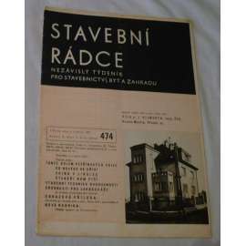 Stavební rádce 1937, roč.X., č.5., č.běžné 474