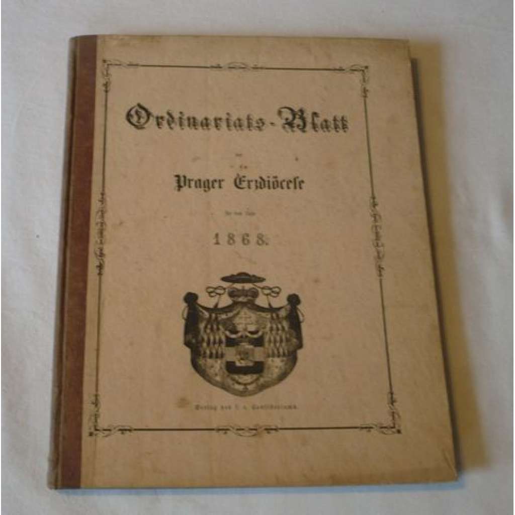 Ordinariátní list na rok 1868