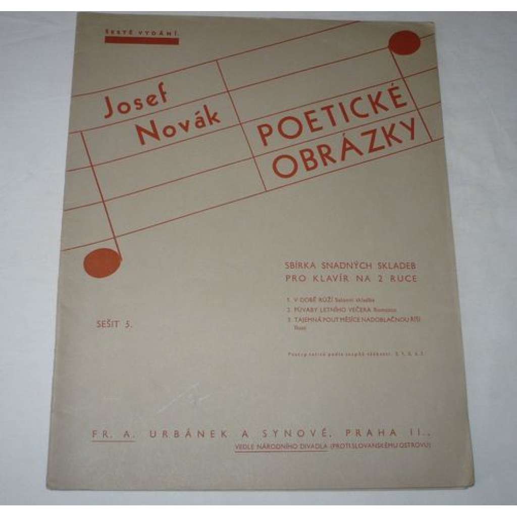 Poetické obrázky, sešit 5