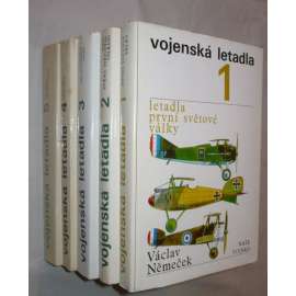 Vojenská letadla - komplet 5 svazků [Letadla první světové války - Mezi dvěma světovými válkami - Letadla druhé světové války - Období 1945-1950 - Letadla současnosti]