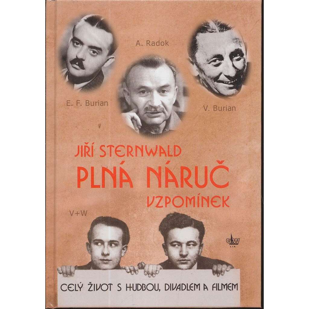 Plná náruč vzpomínek [Vzpomínky na herce: Vlasta Burian, Voskovec, Werich, Radok, E.F. Burian ad.]