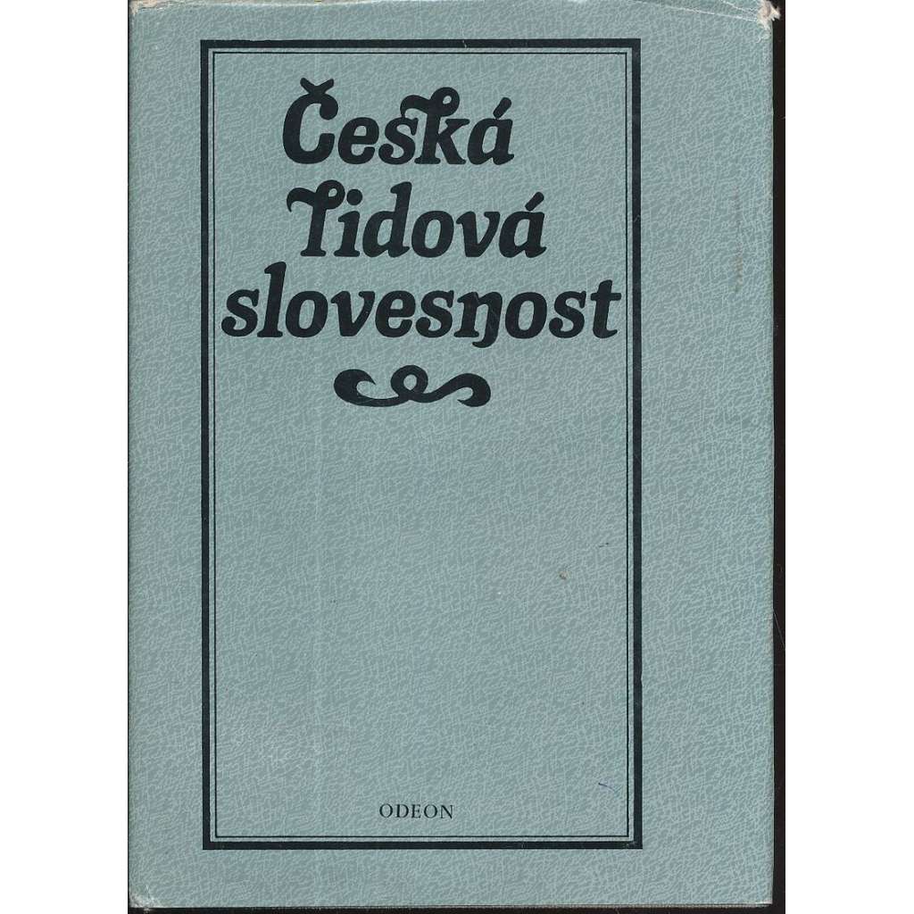 Česká lidová slovesnost