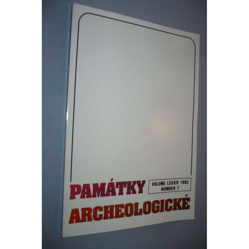 Památky archeologické 1993/2