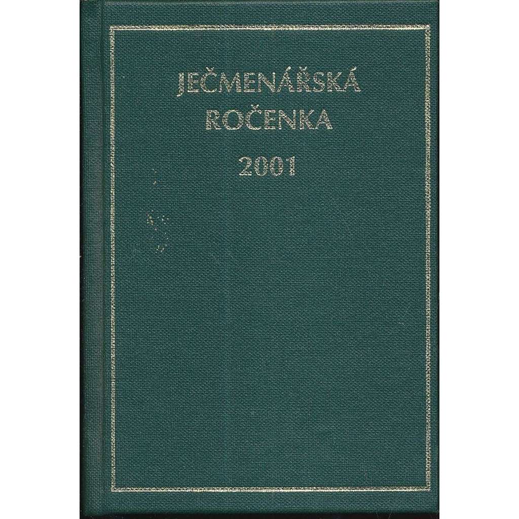 Ječmenářská ročenka 2001