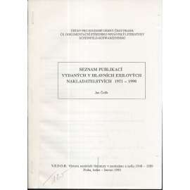 Seznam publikací vydaných v hlavních exilových nakladatelstvích 1971-1990