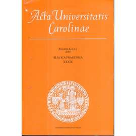 Acta Universitatis Carolinae * Philologica 3/2004