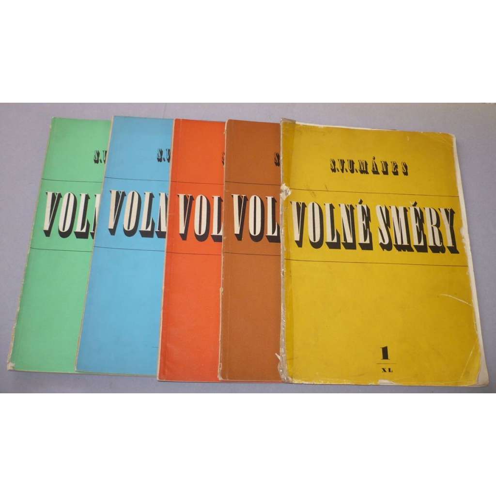 Volné směry, roč. XL. (1947/1948), 5 sešitů