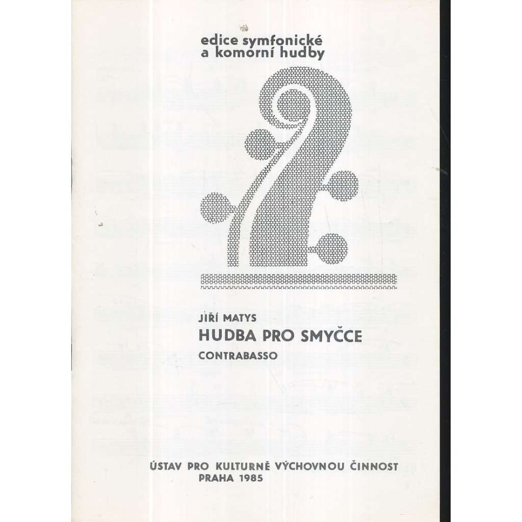 Hudba pro smyčce. Contrabasso