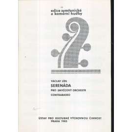 Serenáda pro smyčcový orchestr.Contrabasso