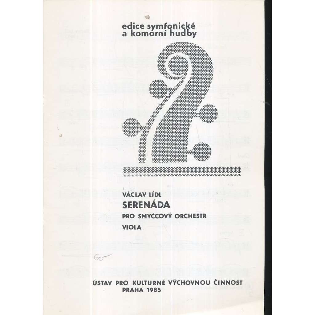 Serenáda pro smyčcový orchestr.Viola