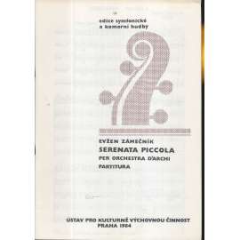 Serenata piccola per orchestra d´archi.Partitura