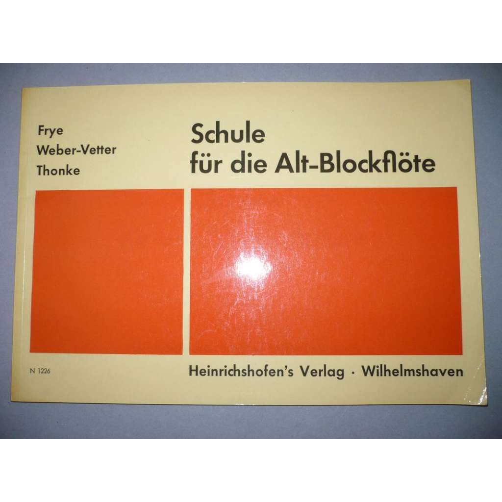 Schule für die Alt-Blockflöte