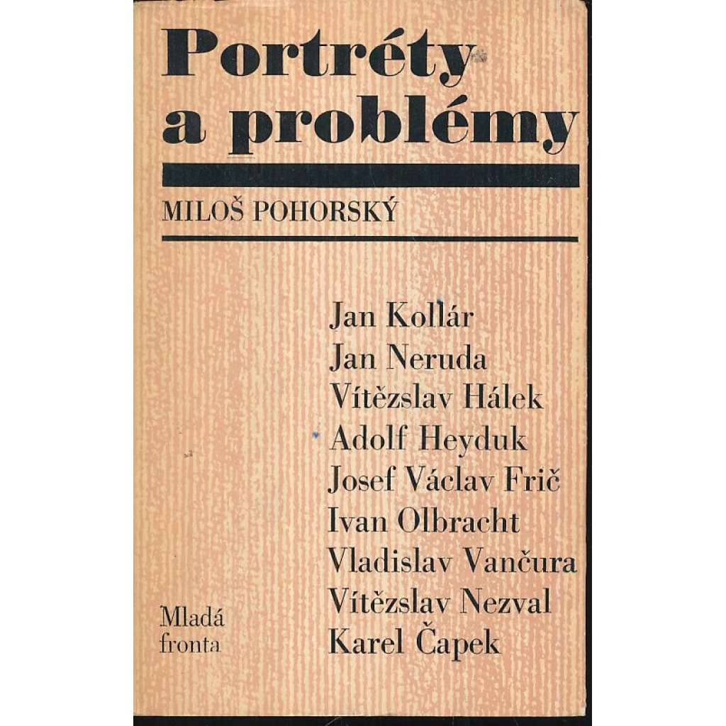 Portréty a problémy-Kollár , Neruda ,Hálek Vančura ,Čapek aj.