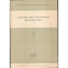 Časopis pro pěstování matematiky, 1958, roč.83/2