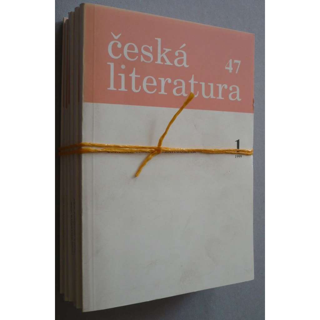 Česká literatura, roč. 47/1999