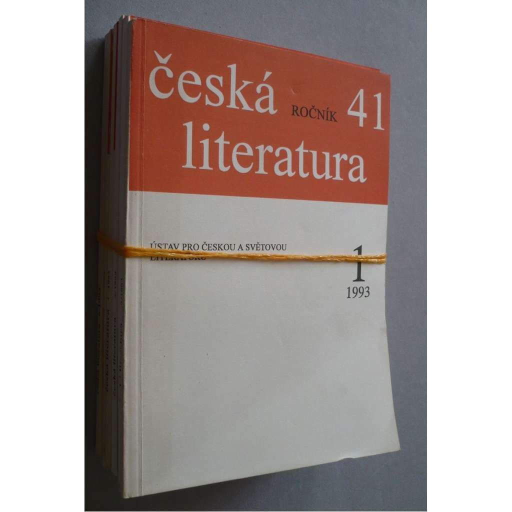 Česká literatura, roč. 41/1993