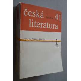 Česká literatura, roč. 41/1993
