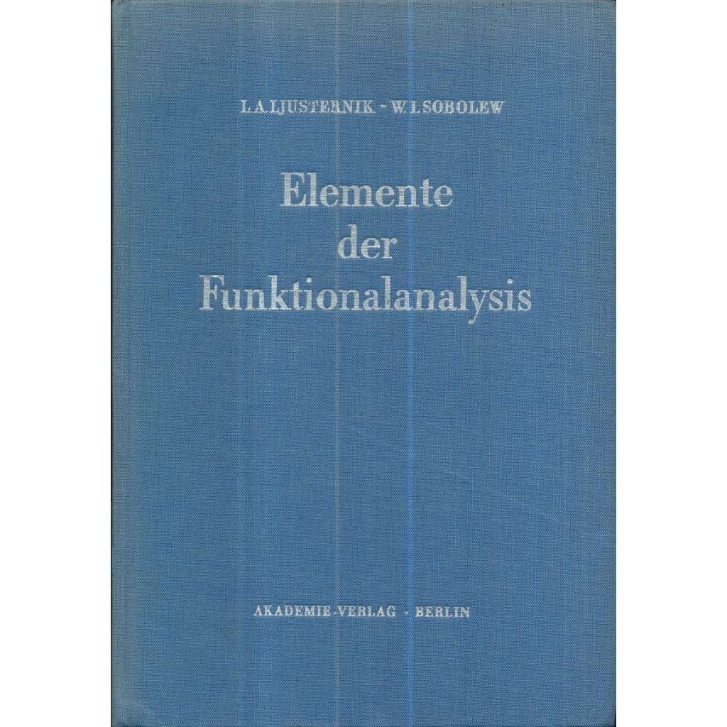 Elemente der Funktionalanalysis