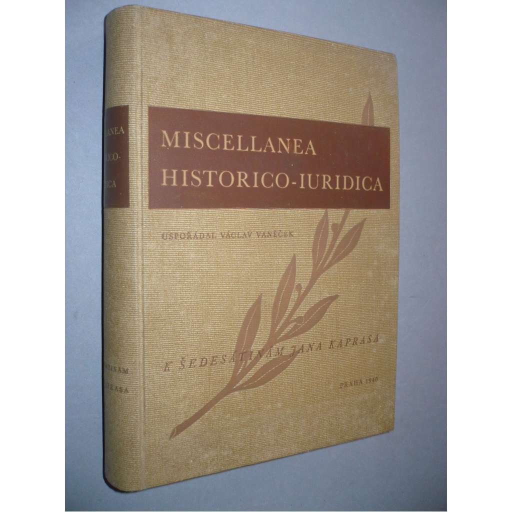 Miscellanea historico-iuridica