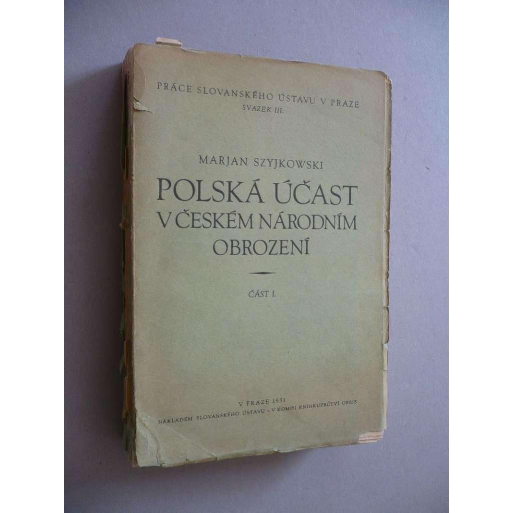 Polská účast v českém národním obrození, I.