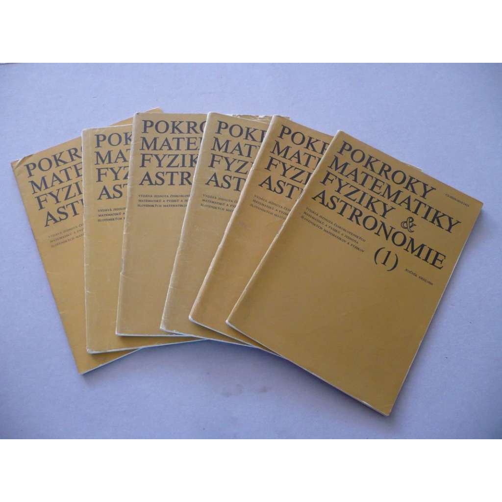 Pokroky matematiky, fyziky... XXXI/1986