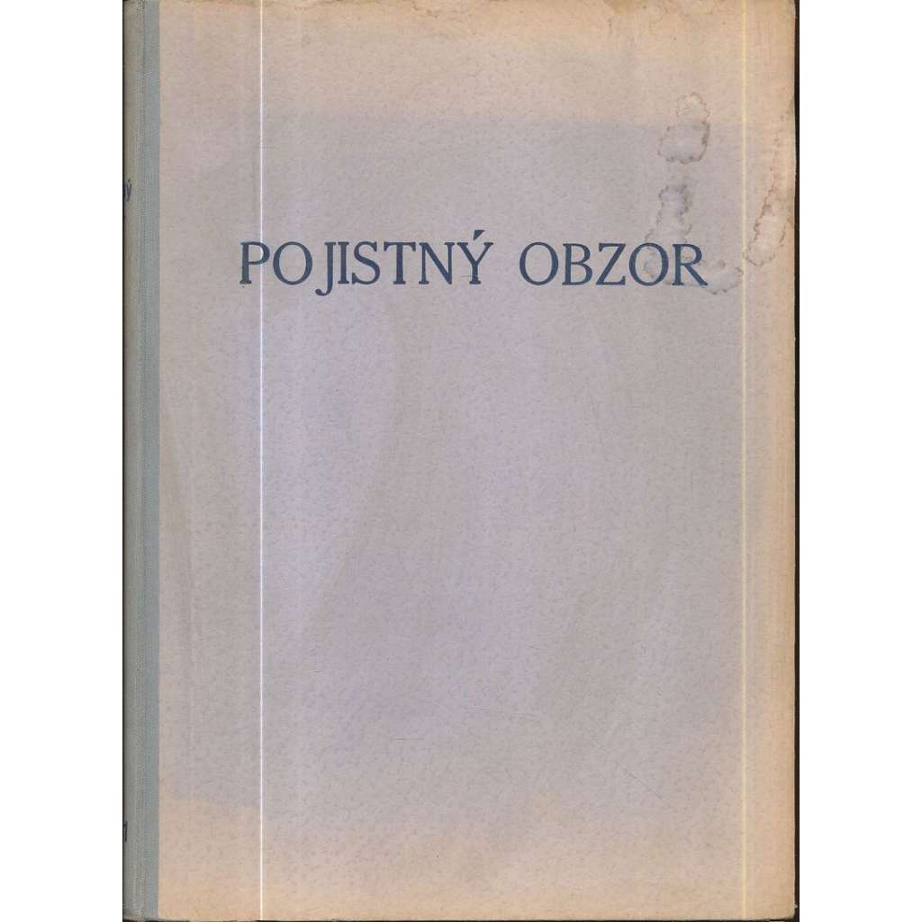 Pojistný obzor , roč.V./1951, časopis
