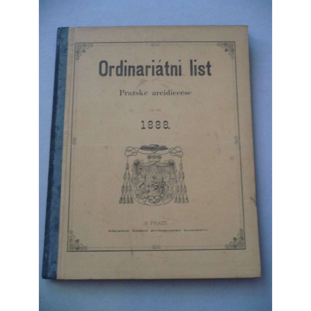 Ordinariátní list na rok 1888