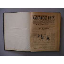 Kadeřnické listy, roč.15 a 16 (1927,1928) [kadeřnictví, účes, vlasy, kadeřník, holič, vlásenkář, účesy, móda, stříhání a úprava vlasů]