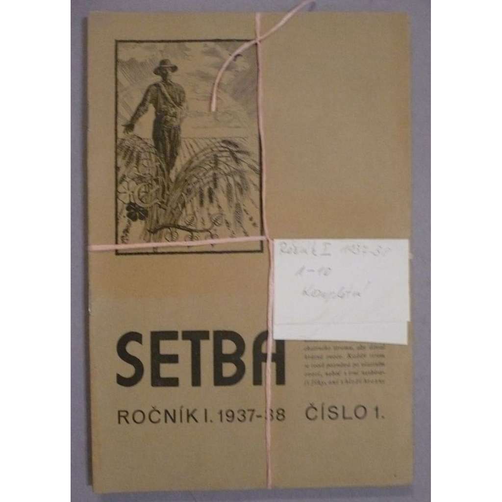 Setba, ročník I./1937-38, kompl.v sešitech