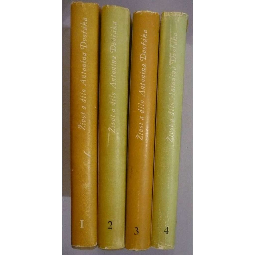 Život a dílo Antonína Dvořáka, 4 svazky (Antonín Dvořák - životopis, hudební skladatel)