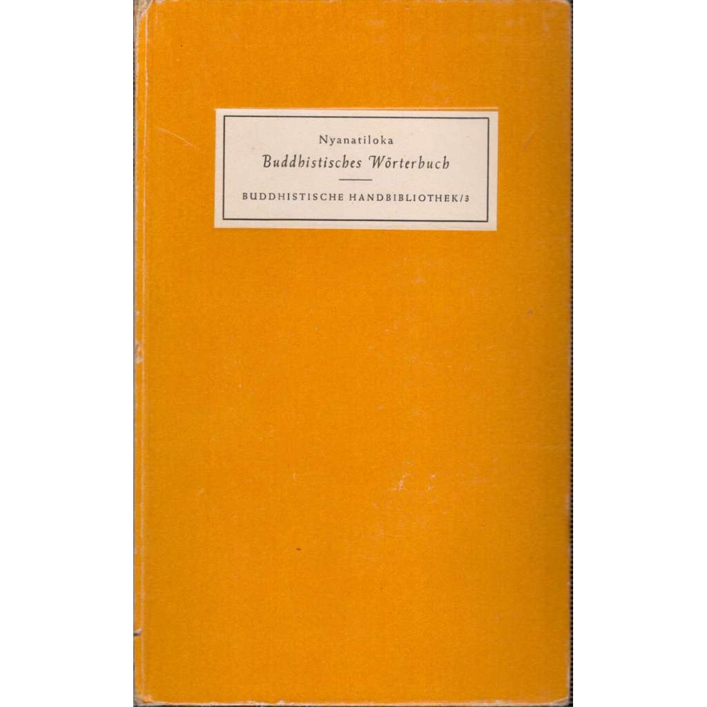 Buddhistisches Wörterbuch