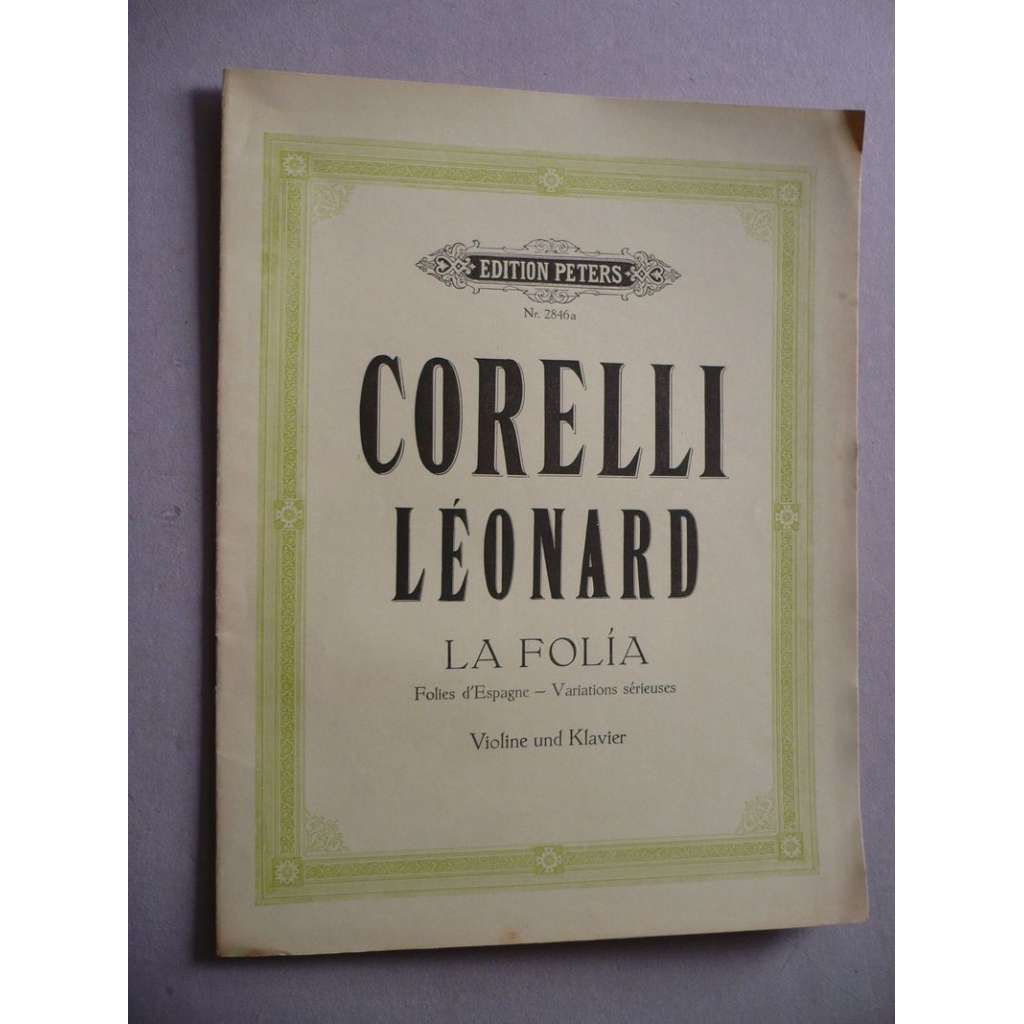 La Folía ( Corelli, housle, klavír)