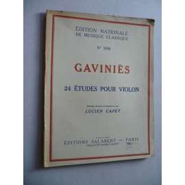 24 Études pour Violon