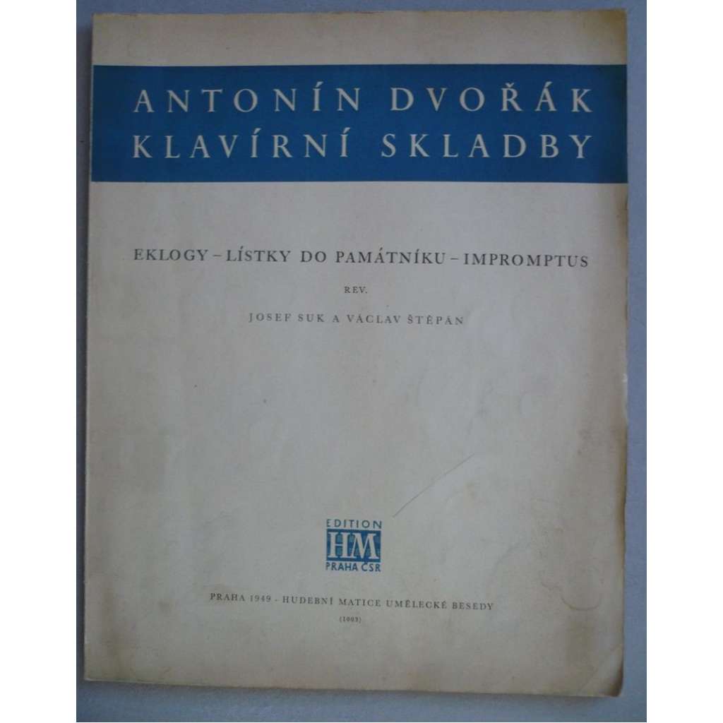 Eklogy - Lístky do památníku - Impromptus