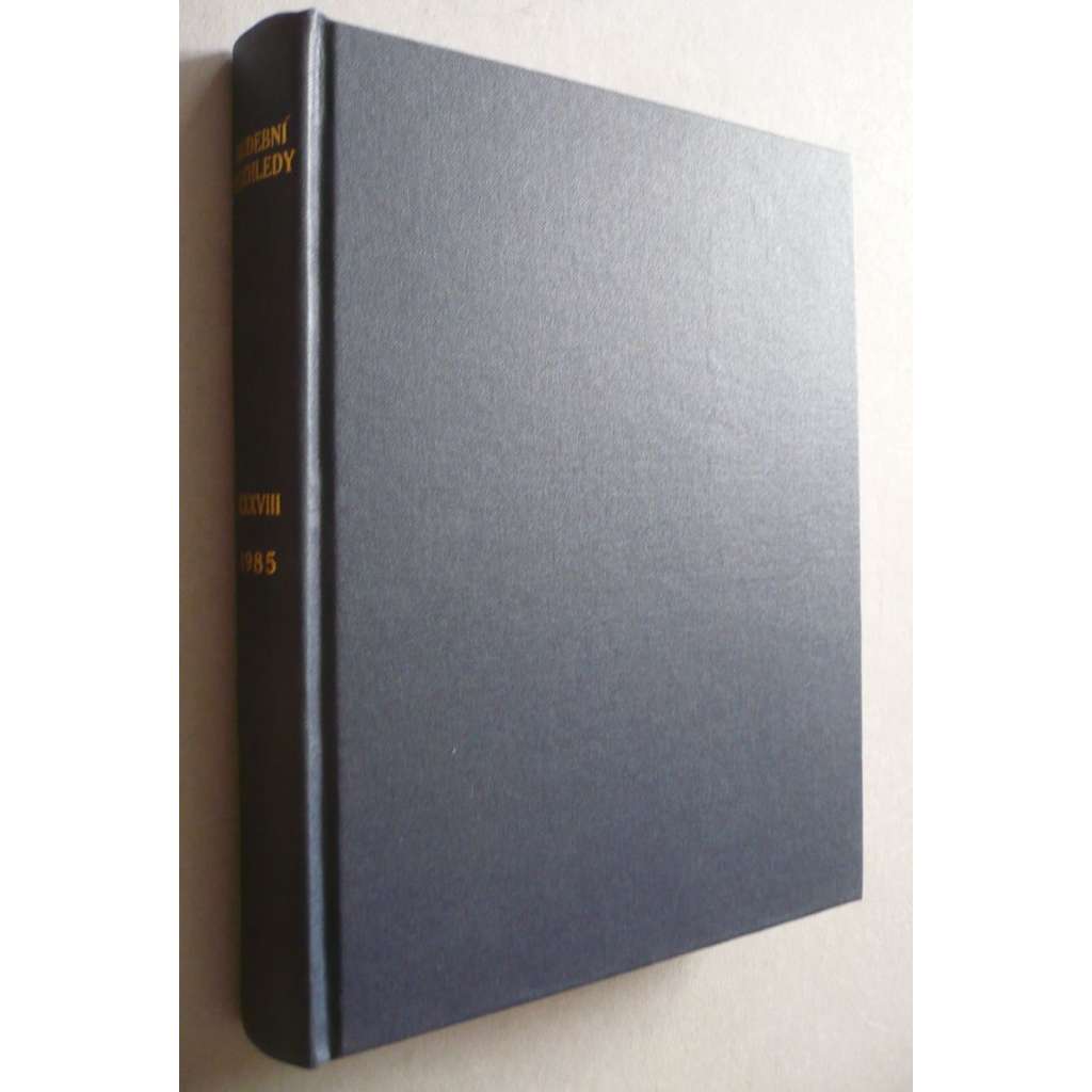 Hudební rozhledy 1985, ročník XXXVIII., časopis HUDBA HOL