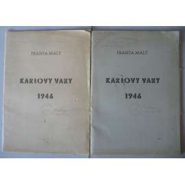 Karlovy Vary 1946, 2 svazky (portofolio reprodukcí)