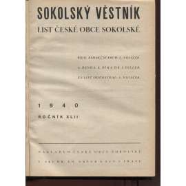Sokolský věstník. List České obce sokolské 1940-1941