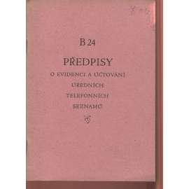 Předpisy o evidenci a účtování úředních telefonních seznamů (účetnictví, telefon, právo)