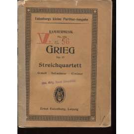 Streichquartett G moll - Sol mineur - G minor (Smyčcový kvartet, hudba, noty)