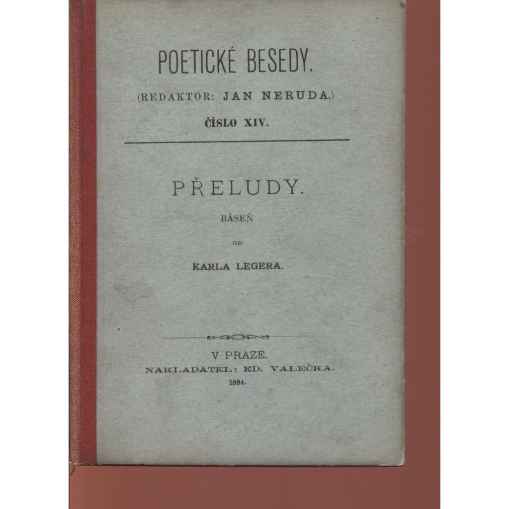 Přeludy. Báseň (Poetické besedy, 1884)