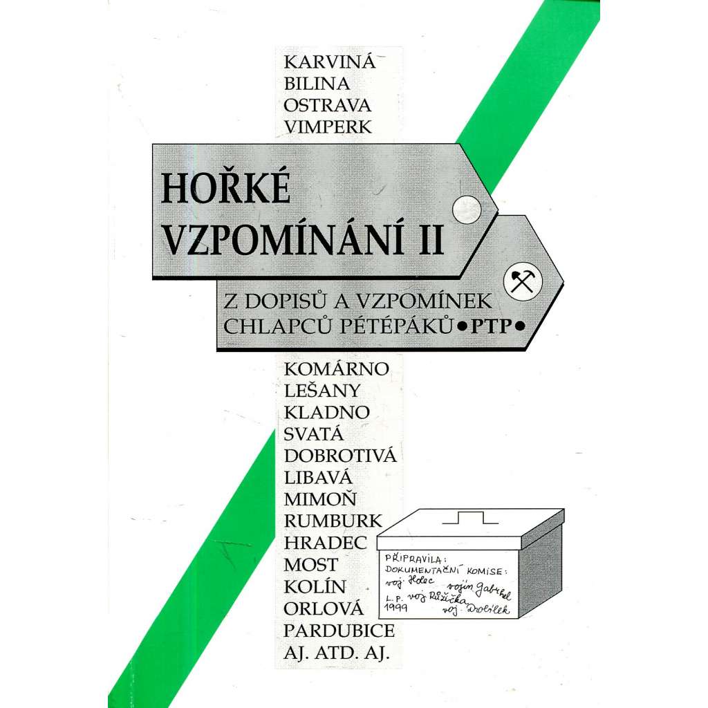 Hořké vzpomínání II. Z dopisů a vzpomínek Pétépáků (lágrová korespondence; tábory PTP, protikomunistický odboj)