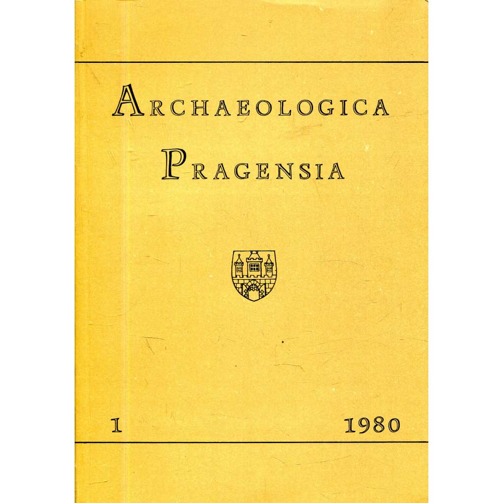 Archaeologica Pragensia 1/1980 [archeologický sborník, archeologie, Muzeum hlavního města Prahy]