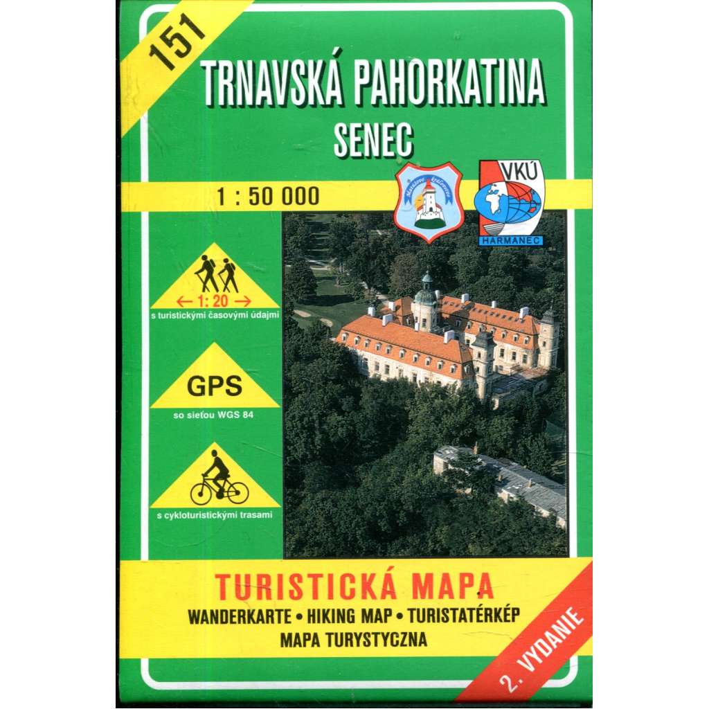 Turistická mapa : Trnavská pahorkatina / Senec